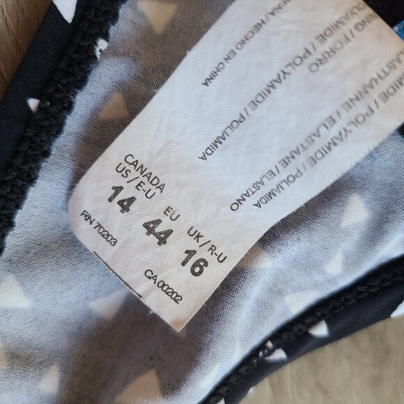 Black and White Polka Dot Bikini Top - Picture 3 of 4